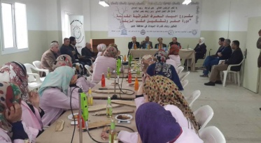 البرنامج التدريبي في الحفر على خشب الزيتون للسيدات 2014